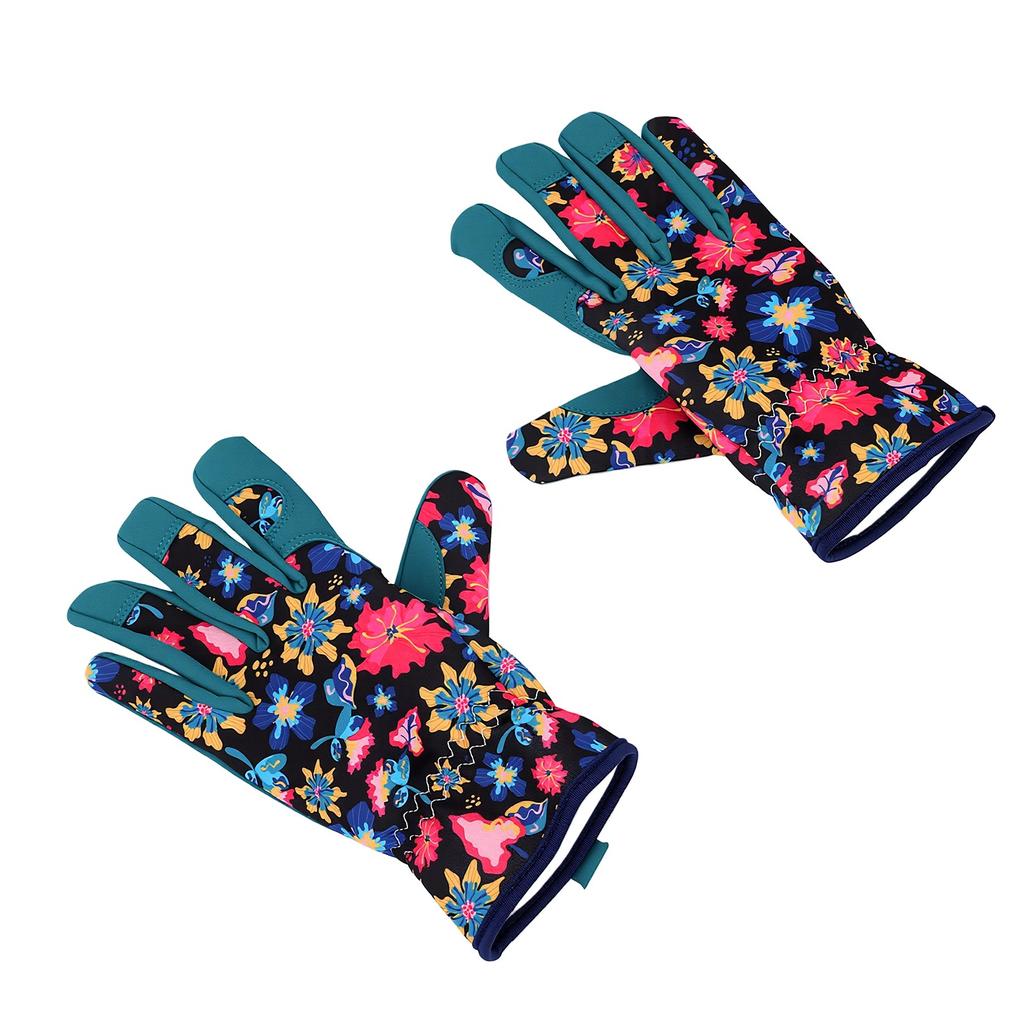 Gardening Gloves Breathable Anti Slip Grip Work Glove for Weeding Digging Planting Raking and Pruning HS 06