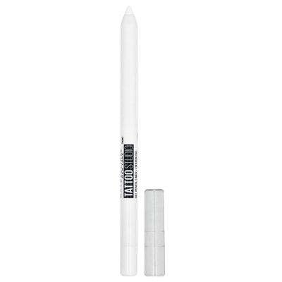 Tattoo Studio, Eyeliner, Sharpenable Gel Pencil, Waterproof, 970 Polished White, 1.2 G (0.04 Oz)