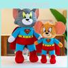 Tom And Jerry Doll Superhero Cat Mouse Stuffed Animals For Kids Bedroom Decor
