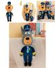 Sheriff Labrador Plush Toy Soft And Cuddly Stuffed Animal Yellow/grey 30cm 45cm 60cm