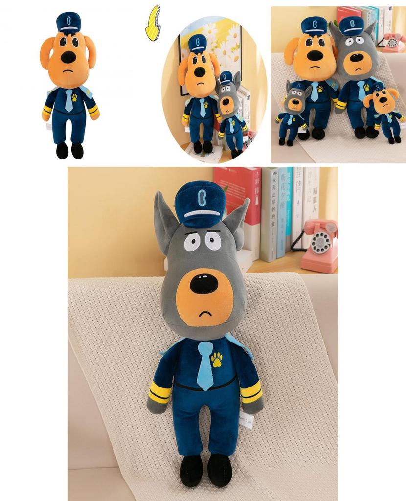 Sheriff Labrador Plush Toy Soft And Cuddly Stuffed Animal Yellow/grey 30cm 45cm 60cm