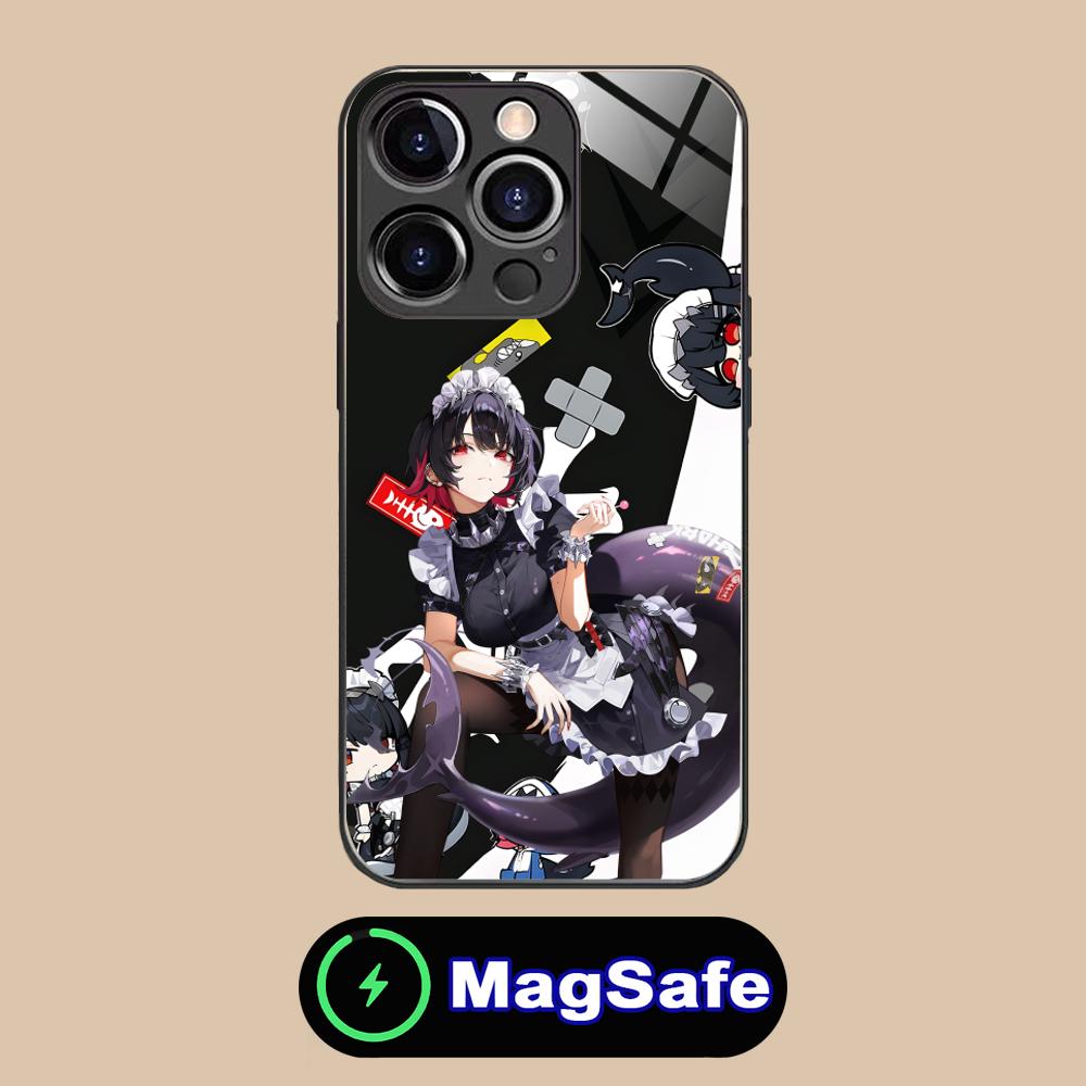 Zenless Zone Zero Ellen Joe Phone Case for iPhone 17 16 15 14 13 12 11 Pro Max Plus Mini MagSafe Glass Colour Cover Pretty Cover