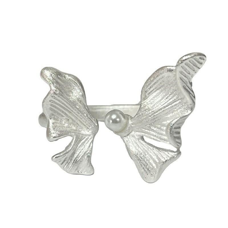 VENTFILLE 925 Sterling Silver Butterfly Ring For Women New Chinese Style Aesthetic Version Adjustable Jewelry Gift Dropshipping
