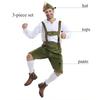 Cosplay Fancy Dress Halloween Party Costume Carnival Outfit Adult Men's Bavarian German Beer Festival Short Sleeve