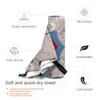 Gray Ginger And Siamese Kittens Cats Beach Towel Soft Microfiber Quick Dry Absorbent Quick Towels For Bath