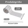 Reflective Aluminum Foil Tape For Engine And Exhaust Wrapping With 20 Rustless Steel Cable Ties for Automotive