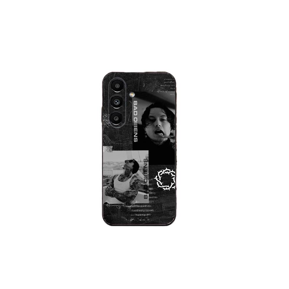Band O-Omems Phone Case For Samsung S25,S24,S21,S22,S23,S30,Ultra,S20,Plus,Fe,Lite,Note,10,9,5G Black Soft Shell