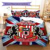 Sunderland AFC Pattern Bedding,Quilt Set Quilt Cover Pillowcase Home Birthday Gift(1 * duvet cover + 2 * pillowcase, without core)