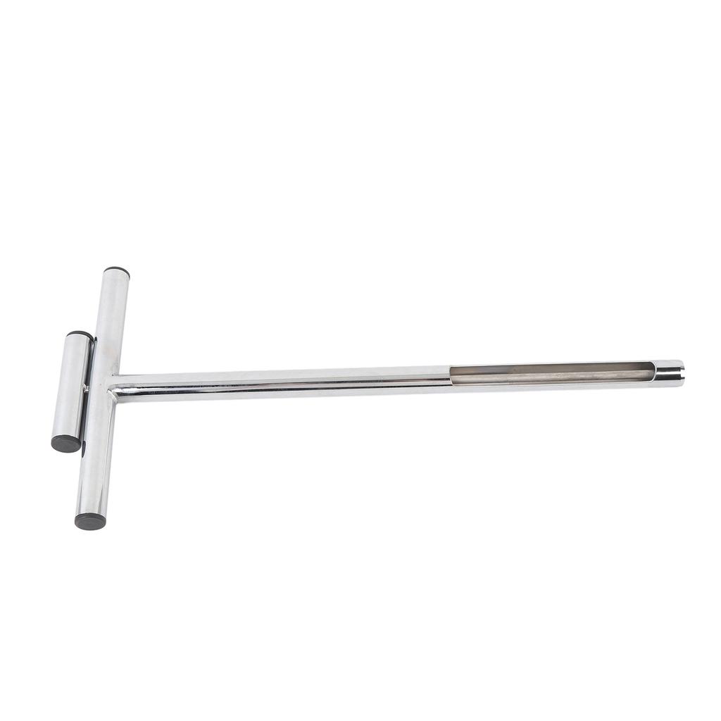 Soil Sample Probe with Ejector Tubular Stainless Steel Rod T Shaped Handle for Plant Care Garden