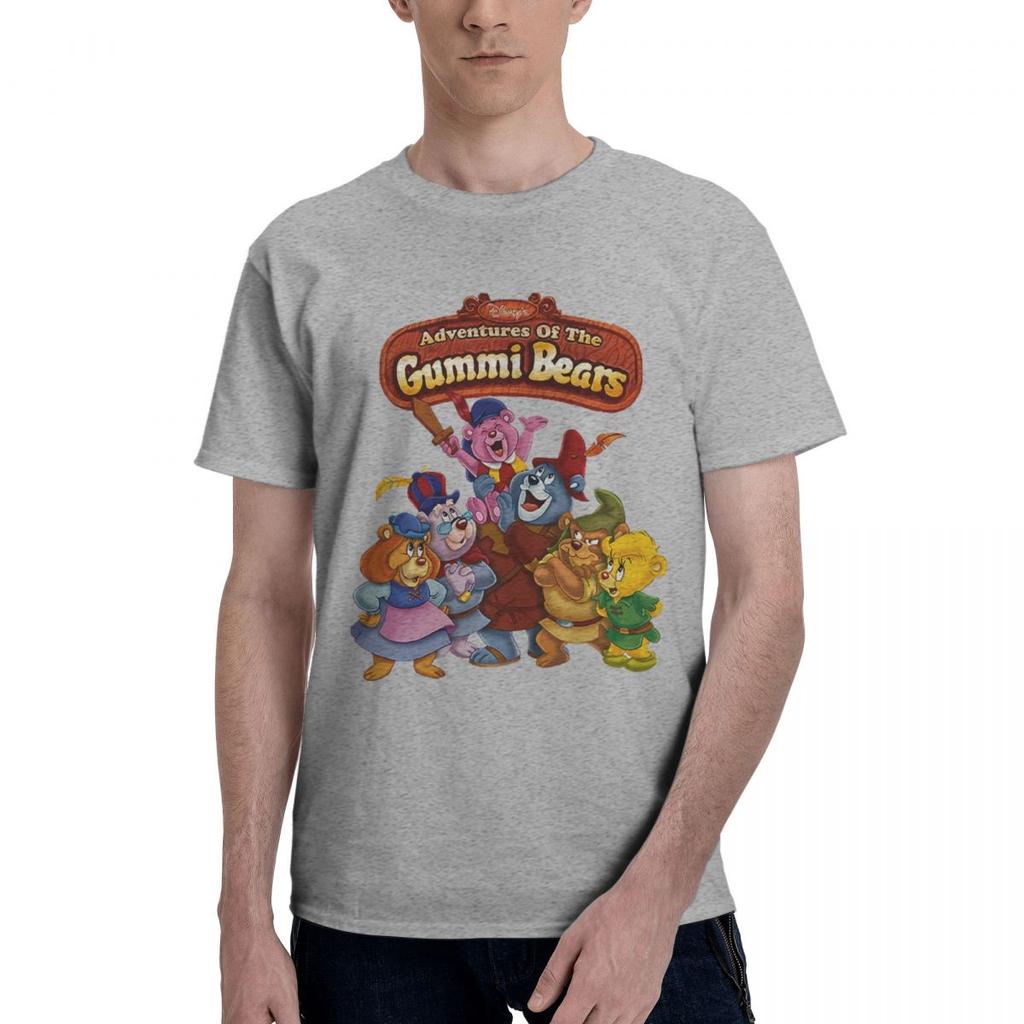 Gummi Cartoon 100 Cotton Casual Breathable Confortable Man Mens Clothing Brands Funny Shirt