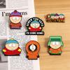 South Park Comedy-Drama Cartoon Character Metal Badge Brooch – Versatile Clothing Accessory