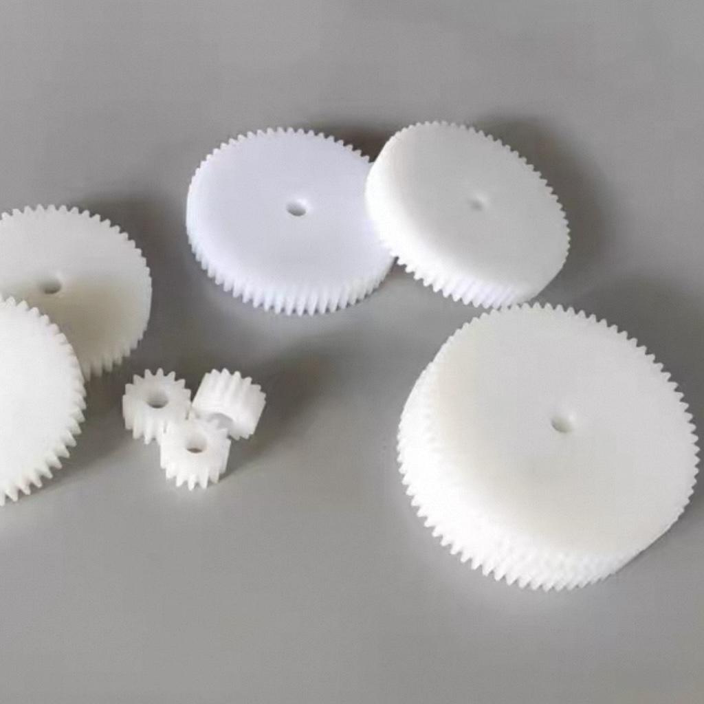 1M POM Kunststoff Zahnrad Flaches Rad Zahn 40 Zähne 6mm für DIY-Projekte Und Mechanische Anwendungen