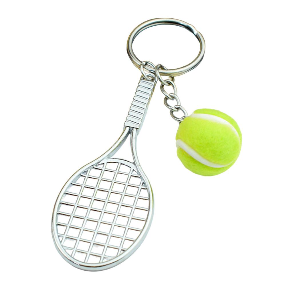 Sports Equipment Racket Keychain Fun And Practical Miniature Racket Keychain Pendant Charm For All Sports Fans