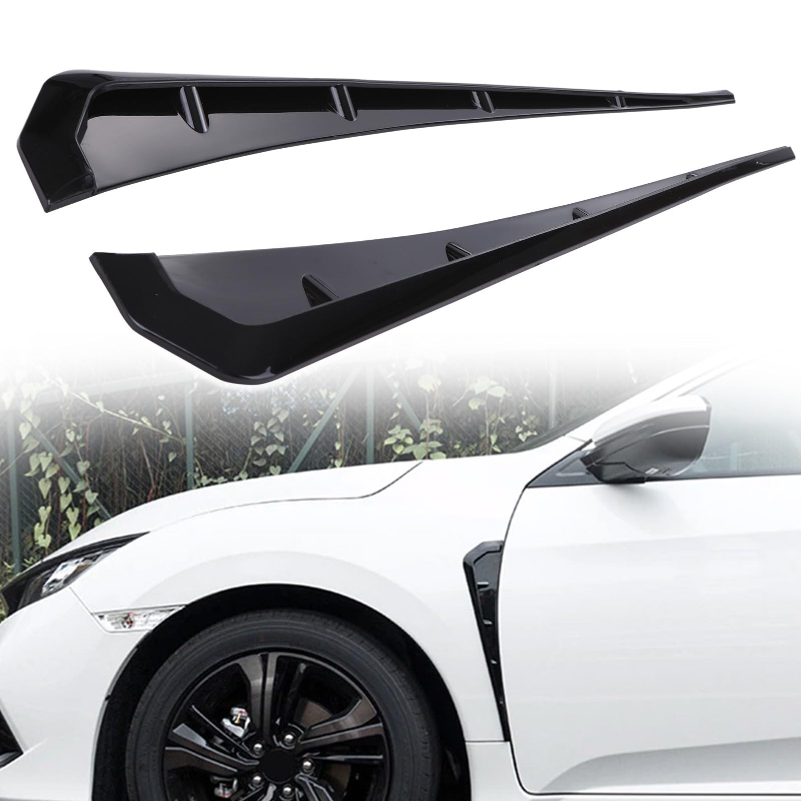 

Rubonarie Aero Parts Dummy Duct Fenders (2 Pieces) (Black)