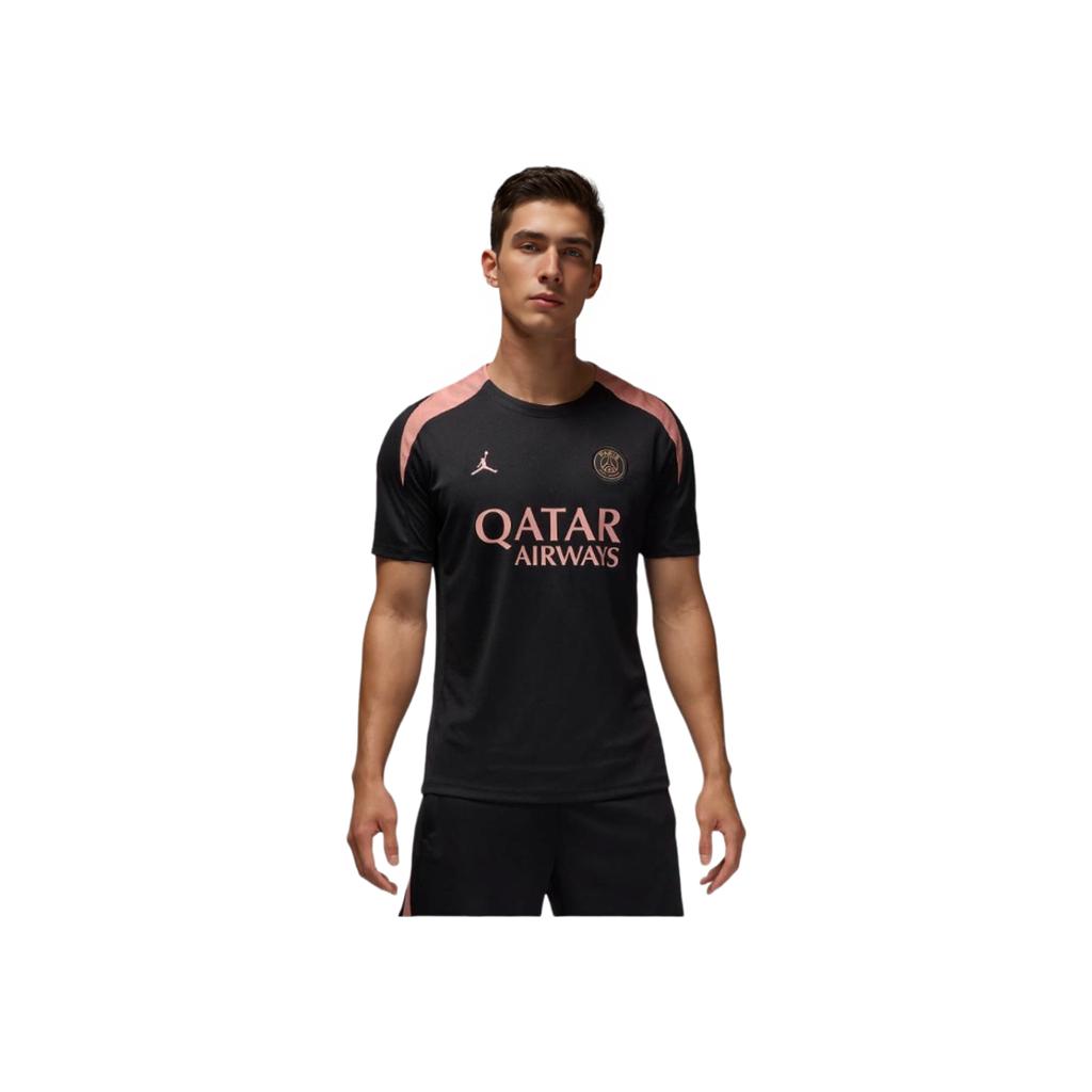 Jordan Paris Saint-Germain Dri-FIT Football FW24 Strike Third Crew Neck Short Sleeve Jersey Men Jersey Black FQ2612-013