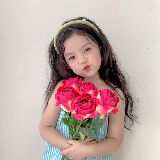 Artificial Roses Long-lasting Faux Silk Flowers Realistic Fake Roses with Flexible Stems for Vase Flower Arrangements Home Wedding Decor