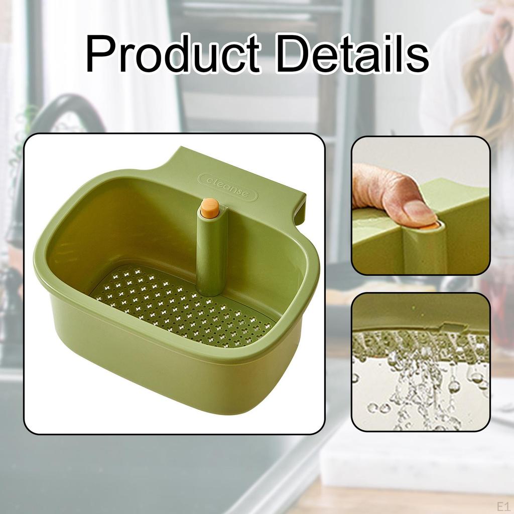 Wiszący kosz na zlew kuchenny, sitko odpływowe, kolektor odpadów spożywczych