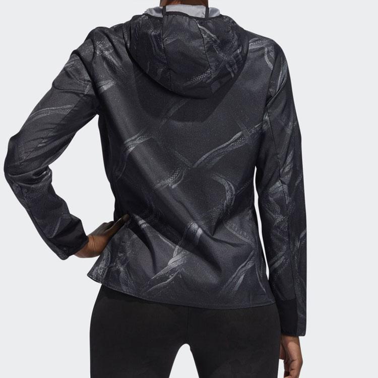 Adidas Training Hooded Jacket Women Tops Black DW5960