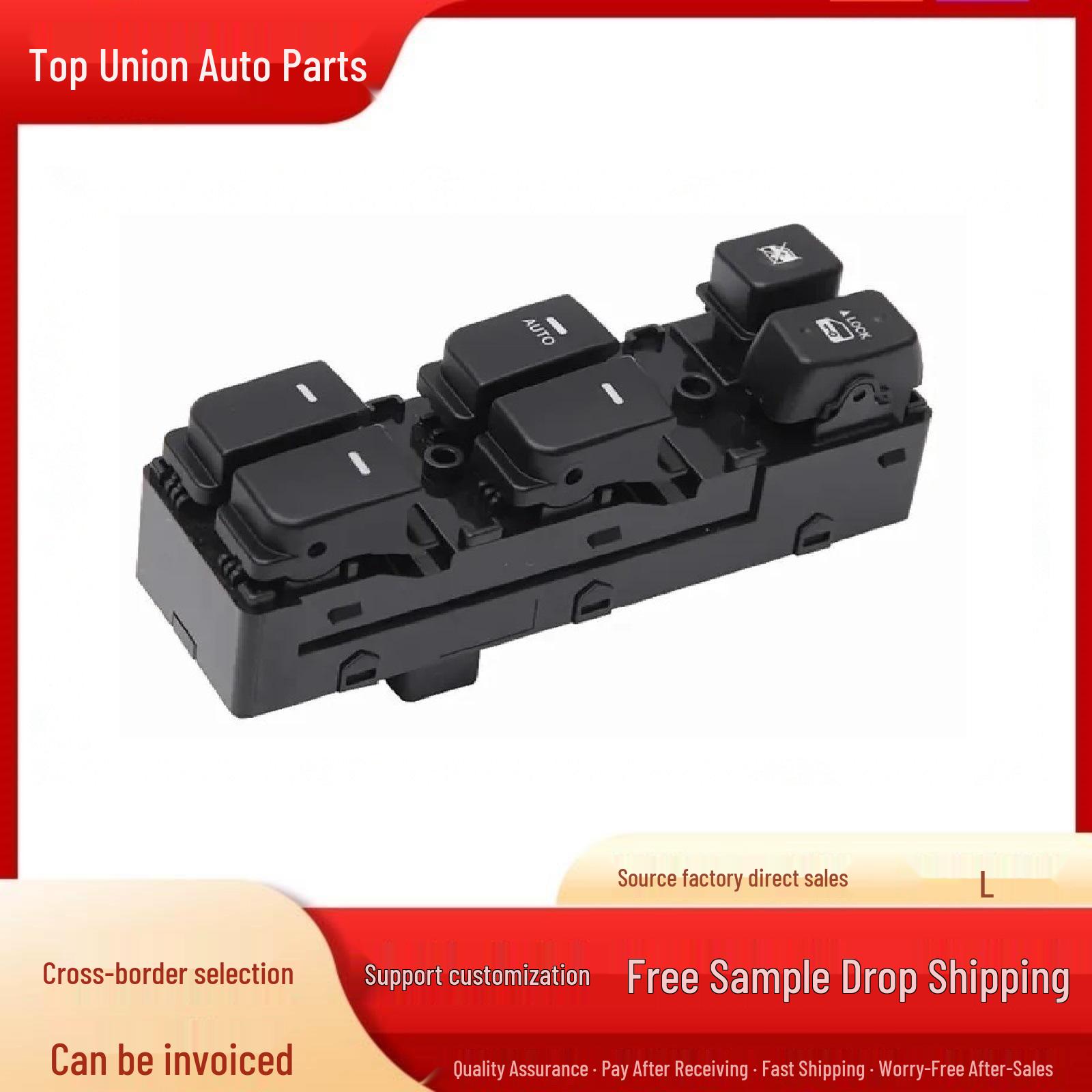 Kia Forte Car Window Control Button Assembly 93570-1M110 Neutral