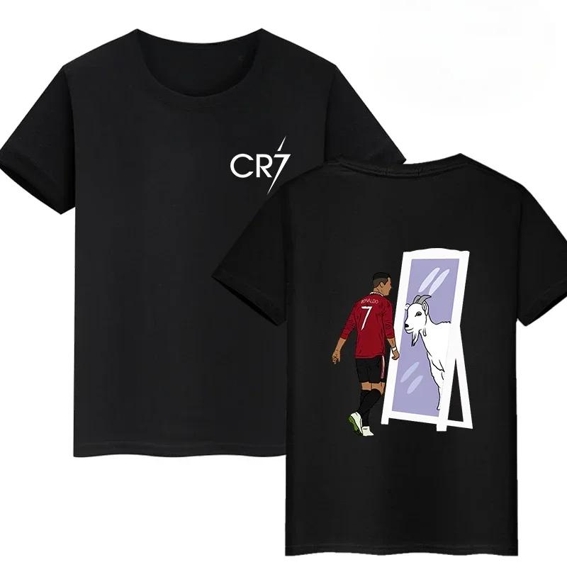New Arrival Mens Clothes Tee Shirt Homme Graphic T-Shirts Men Tshirt for Men Ropa Hombre Ronaldo Double-sided Print 71071