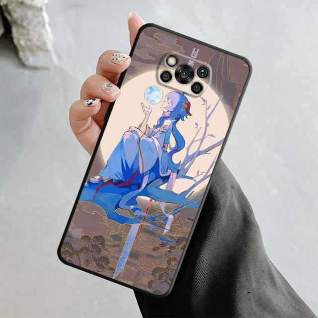 

Genshin Impact Камисато Аяка Сяо для Xiaomi Poco X3 Nfc X4pro X5 M3 для Mi 12 13 11 10 10t 8 Note10 Lite 11ultra 11t F1 чехол For Mi Note 10 Lite