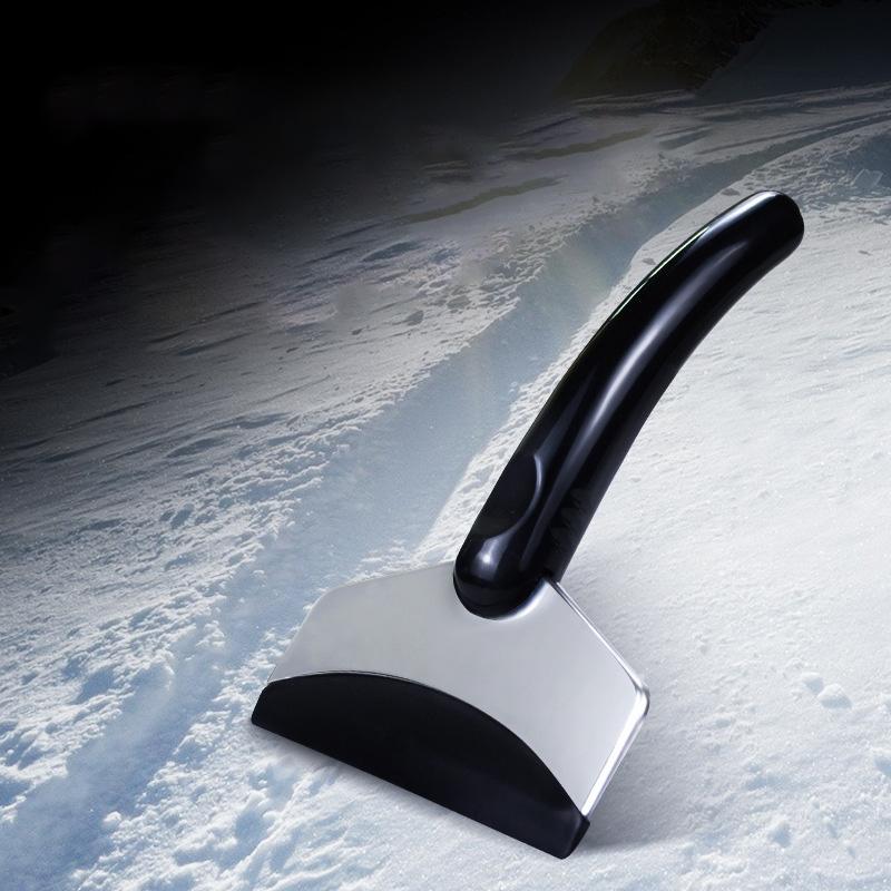 Car Glass Window Defrosting Device Stainless Steel Snow Shovel Snowscraper Snow Shoveling and Ice Clearing Tool Car Snow Brush