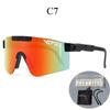Grenzüberschreitende polarisierte Fahrradbrille mit großem Rahmen und farbigen Gläsern für Sport