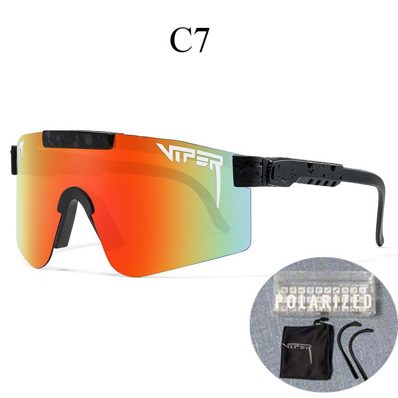 Grenzüberschreitende polarisierte Fahrradbrille mit großem Rahmen und farbigen Gläsern für Sport
