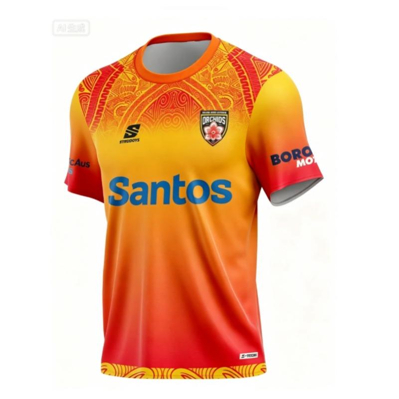 26-27 New Arrivals Orchid Team Jersey 3D Printed Comfortable Breathable T-shirt Training Daily Top Family Clothing