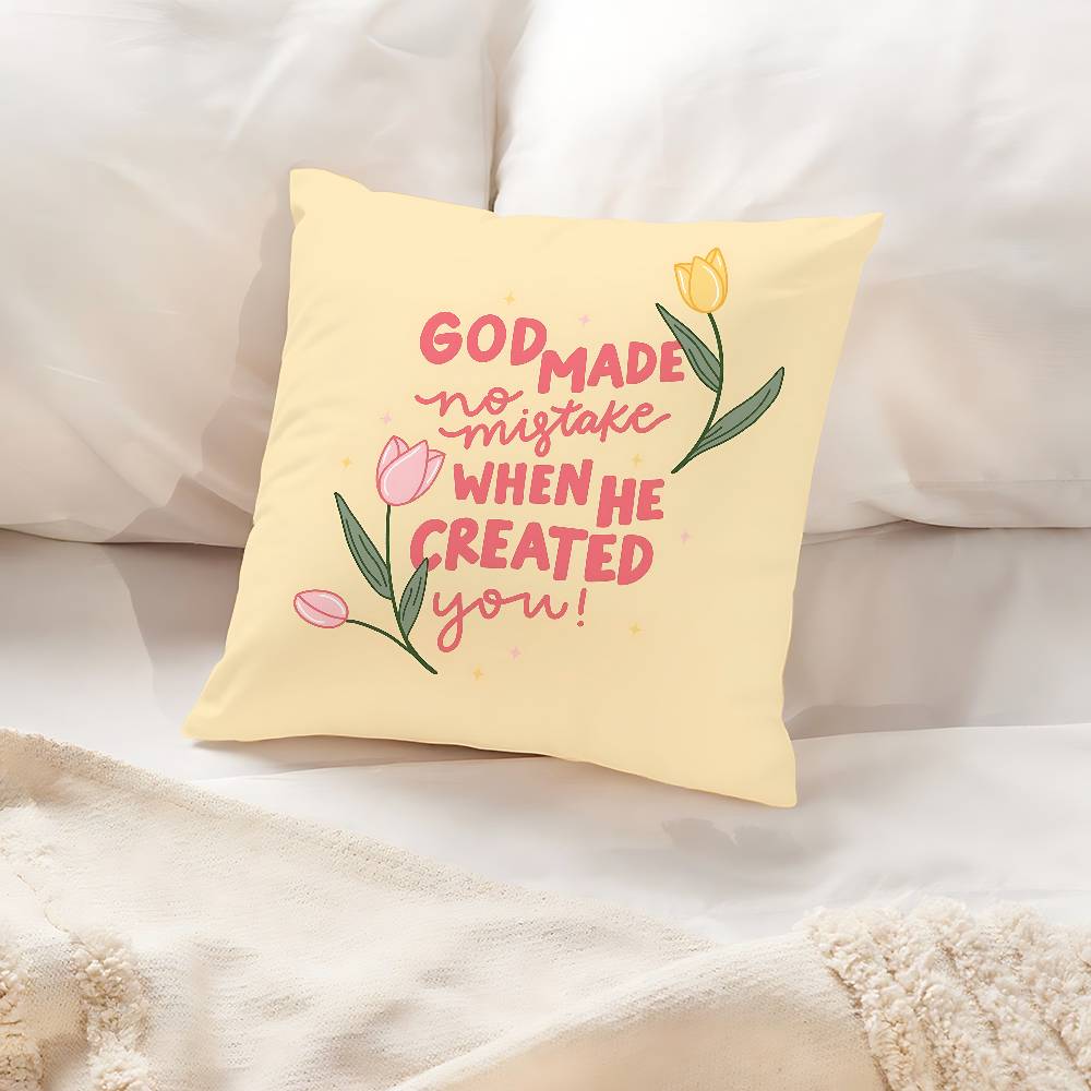 Verse Of The Christian Bible Jesus Pillow Case Cushion Cover Soft Cute Pillow Case For Car Sofa Pillowcase Polyester With Zipper