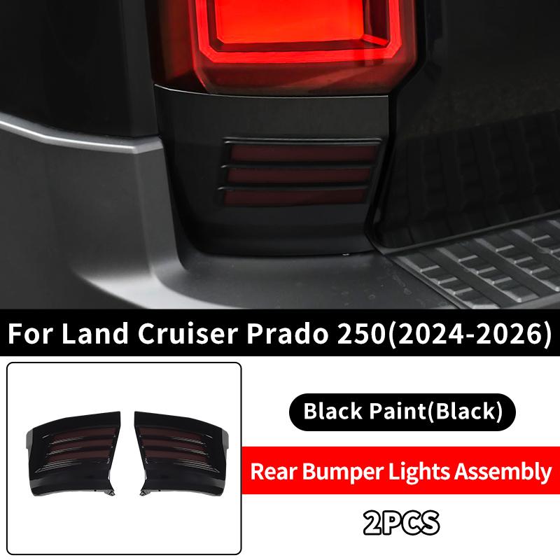 For 2024-2026 Toyota Land Cruiser Prado LC250 Rear Bumper Light Assembly Upgrade Brake Warning Exterior Accessories Auto Parts