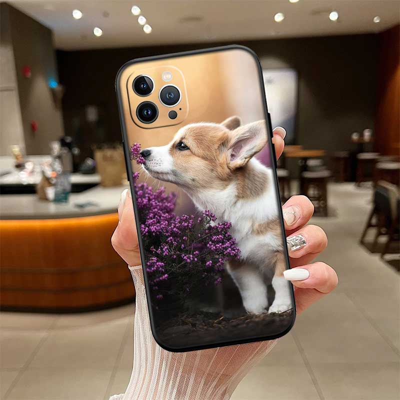 RE20 Niedlicher Corgi Hund Neue High-End Hülle Handyhülle für Redmi Note 8 9 Pro Max 9S 9T 9C NFC 8T 8A 10A A4