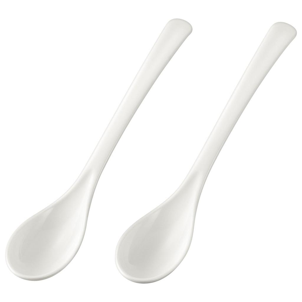 Shimomura Kogyo Made In Japan Aji Shokubo Ramen Spoon Set of 2 Made In Niigata ARS-685 Tsubame-Sanjo