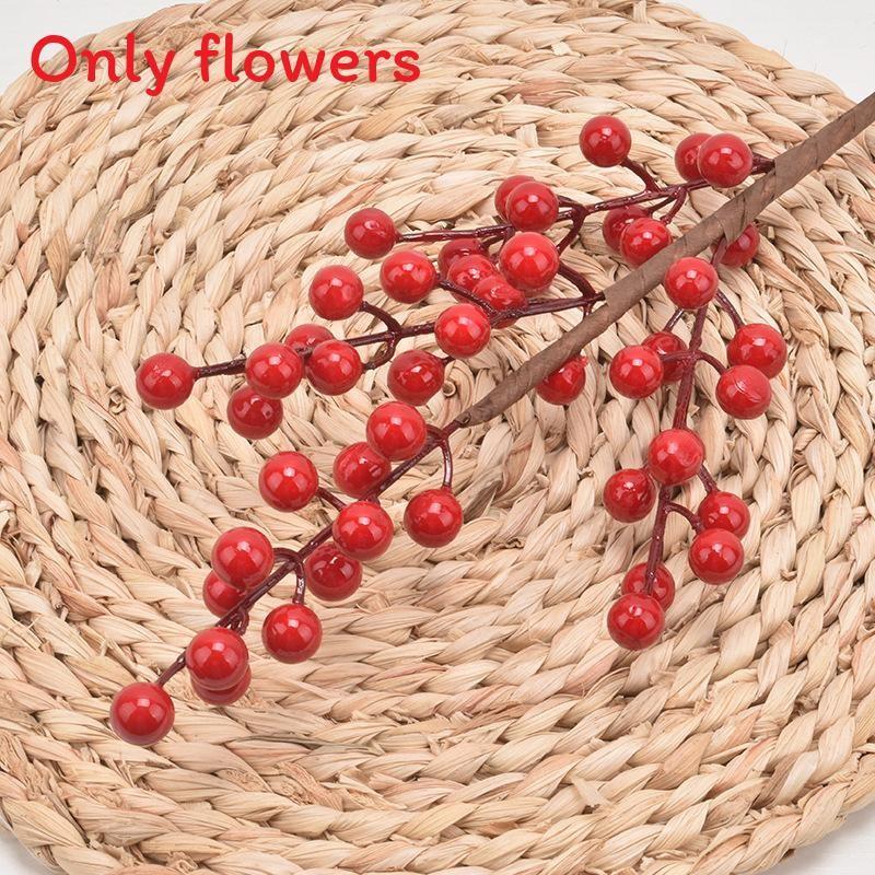 Ilex Simulation Chinensis Berries Fortune Fruit Ginkgo Flower Artificial