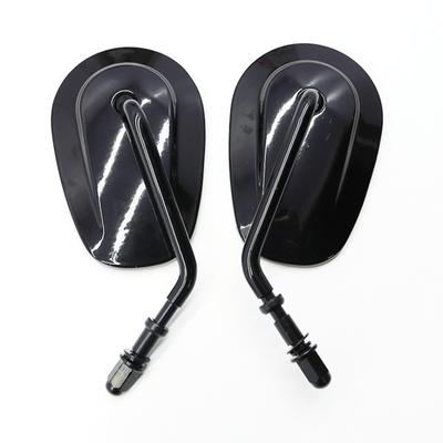 COZENTA Motorcycle Left and Right Easy Installation Mirrors, Set, Off-Road, Universal, (Black)