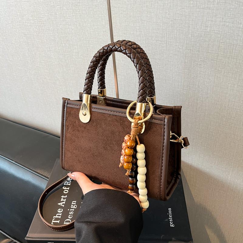 

Leopard print hand carry small bag women s new commuter women s bag autumn and winter advanced sense single shoulder crossbody small square bag