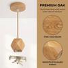 Irregular Wooden Lamp Base Modern Simple Light Holder Creative Lamp Holder  Dining Room