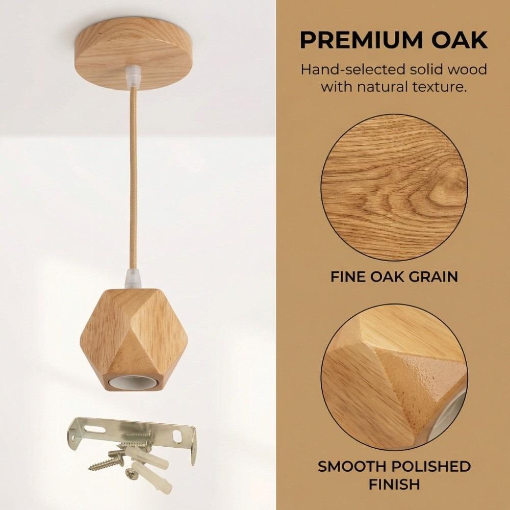 Irregular Wooden Lamp Base Modern Simple Light Holder Creative Lamp Holder Dining Room