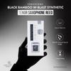 FORESTONE Black Bamboo W-Blast Reed for Tenor Saxophone, Hardness S (Soft), Model FBWTS, Double-Side Blast Finish for Bright Sound