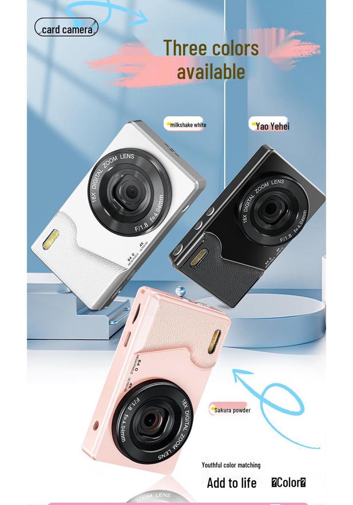 Ultra HD 4K Metal Shell Digital Camera for Students