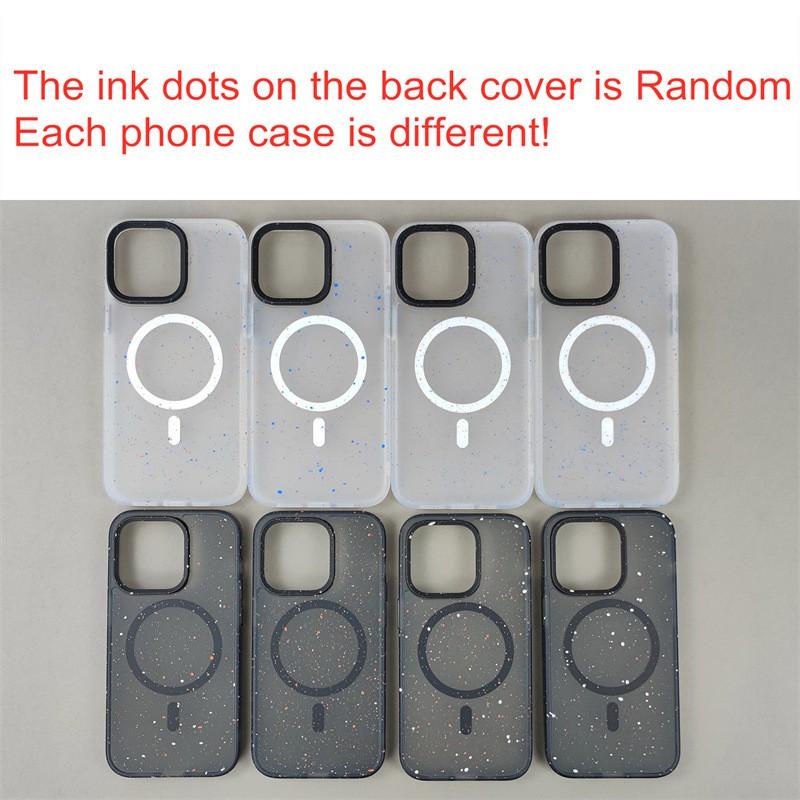 Magnetic Snap-On Phone Case IPhone 16 Pro Max 15 14 13 - Slim PC Cover With Scratch Resistant Matte Finish