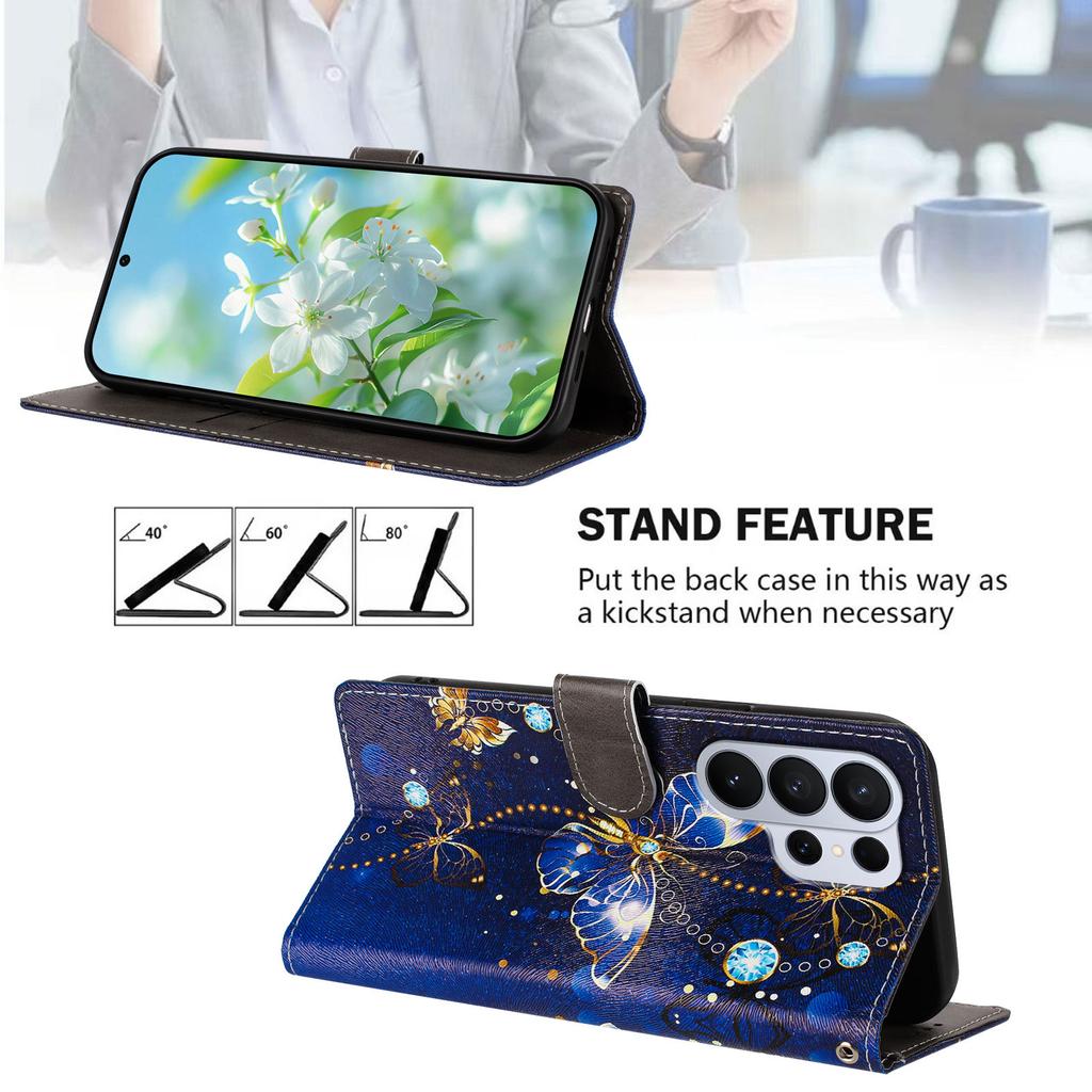 Magnetic Flip Wallet Cat Leather Case For Samsung Galaxy S26 S25 S24 S23 S22 S21 Ultra S25 FE S26 s25 Plus Edge Tree Back Cover