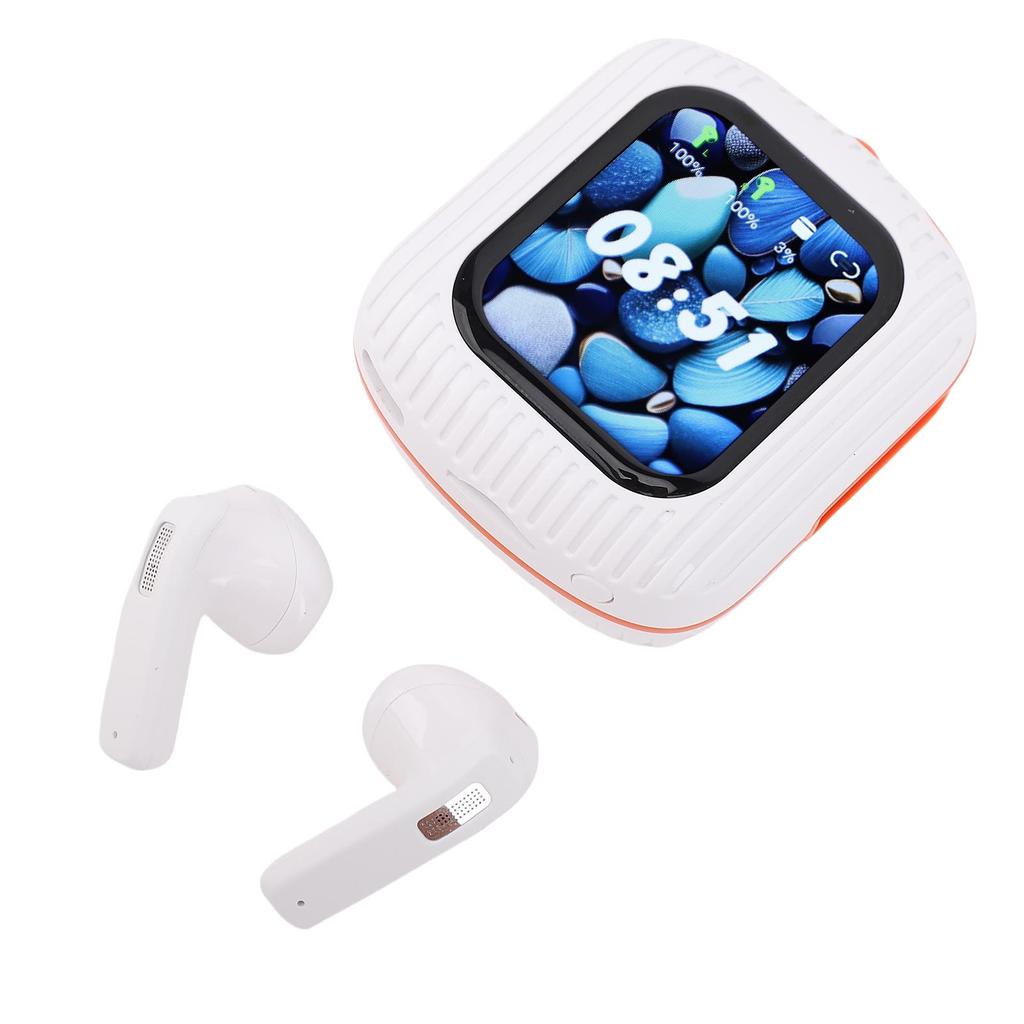 Earphones LCD Display APP Control Portable Headphones Earbuds for Study Work Life 10m
