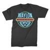 Waylon Jennings Neon Mens T Shirt Music Classic Concert Rock Band Tee New Black