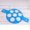 Silicone Non Stick Pot 7-Hole Baking Mold Food-Grade Handle Fried Eggs Pancake Omelet Mold Home Cooking Kitchen Tool Baking Mold