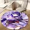 1pc Genshin Impact Beelzebul1 Design Printed Area Round Carpet for Bedroom Living Room Home Decor Rugs Mat Non Slip Mat Rug for Bedside