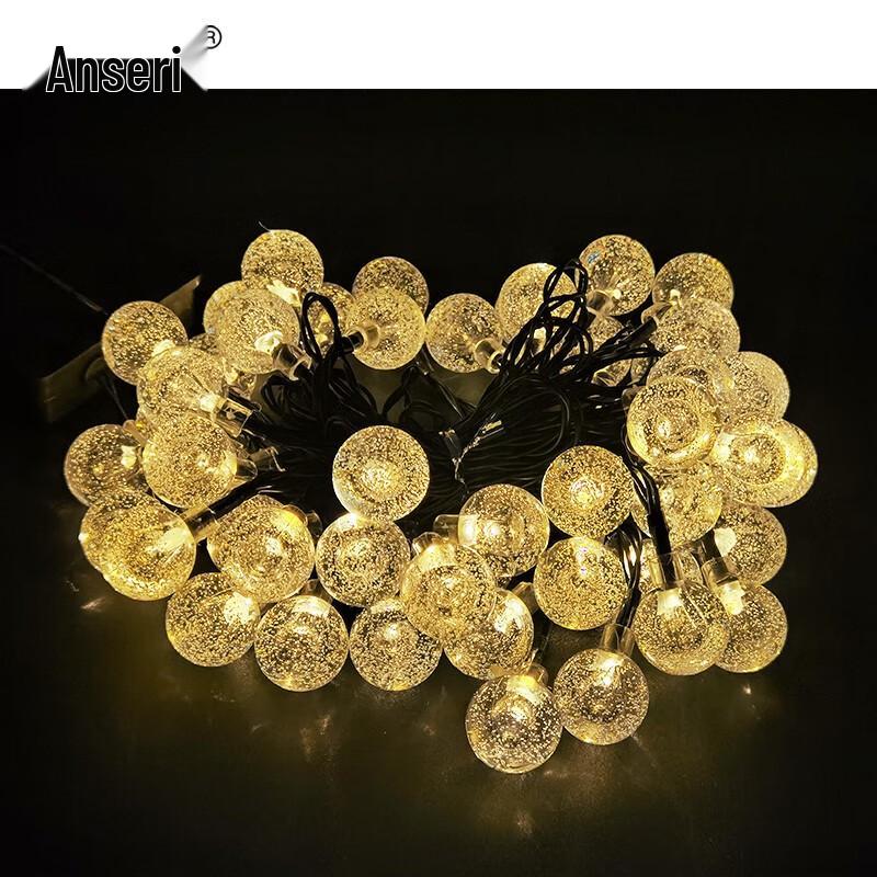 Solar LED Bubble Ball Decorative String Lights