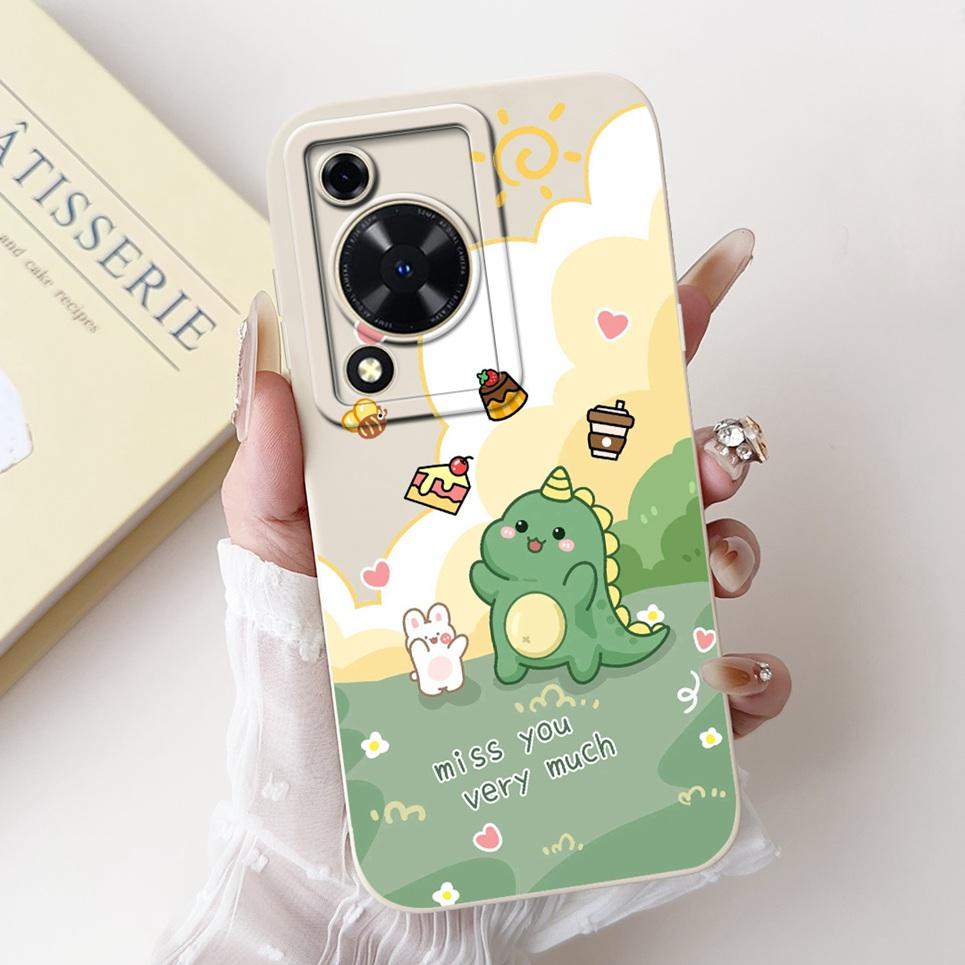 For Cover Huawei Nova Y72 / Nova Y72 MGA-LX3 Gothic Style Moon Night View Avocado Painting Case Bumper Soft Matte Silicone Funda