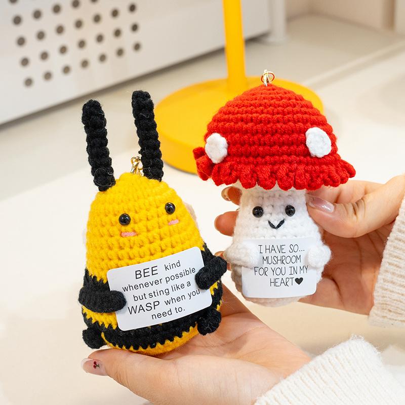 Ciondolo Appeso Animale Lavorato a Maglia da 13 cm Portachiavi Carino Tartaruga Pinguino Elefante Sgabello Divertente Fascino per Zaino Regali per Ragazze
