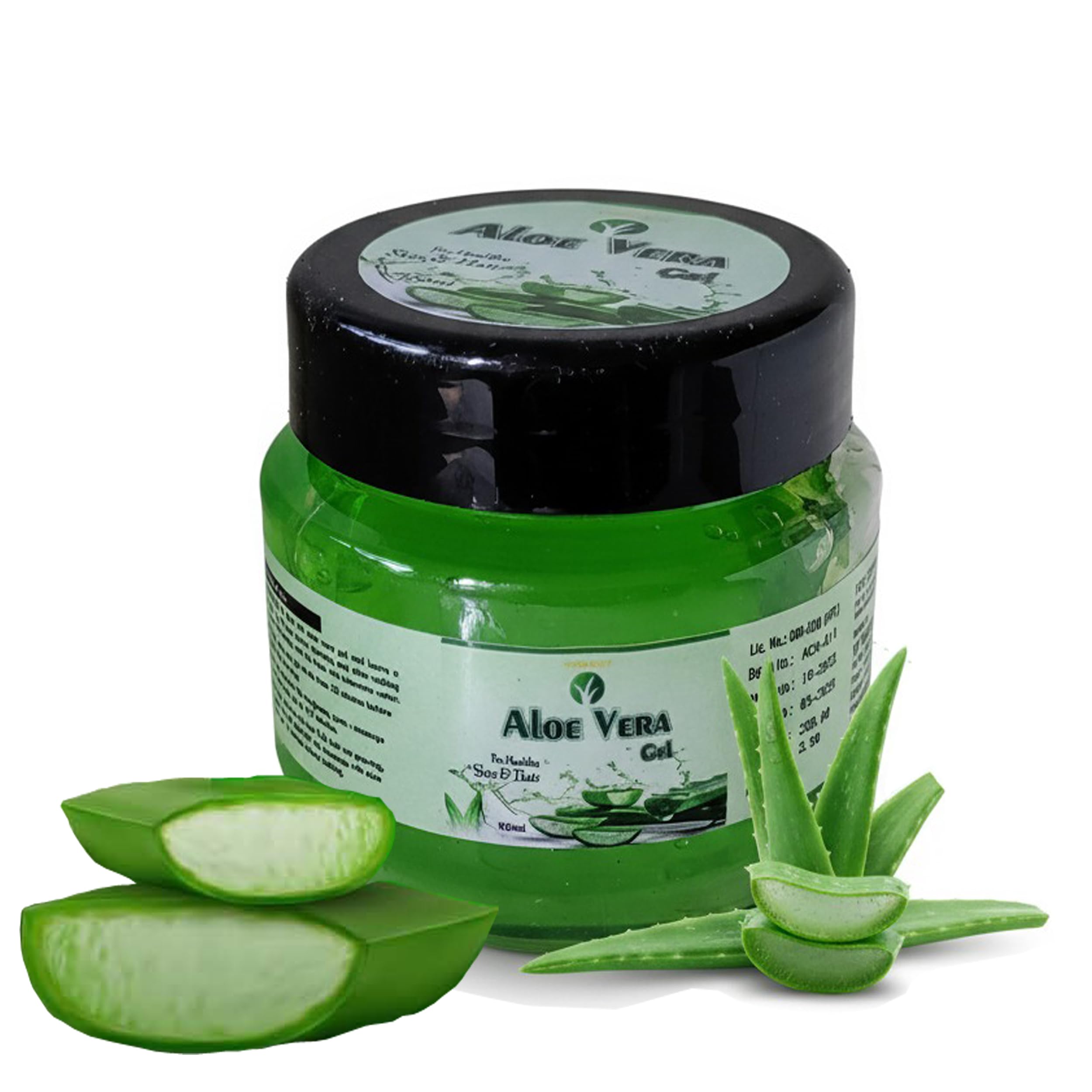 VPGRASSY Natural Aloe Vera Gel - 100gm | Soothing & Hydrating Gel for Face, Hair & Skin | Pure Herbal Moisturizer for Men & Women | Paraben-Free